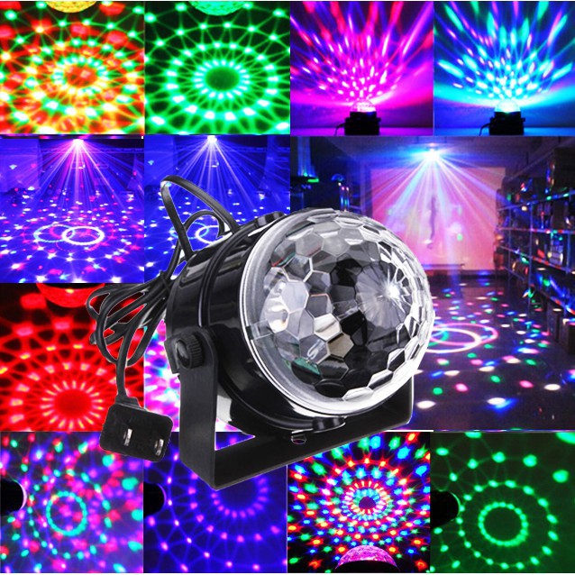 Đèn chiếu sân khấu RGB hình cầu nhiều màu sắc độc đáo chuyên dụng cho DJ Disco