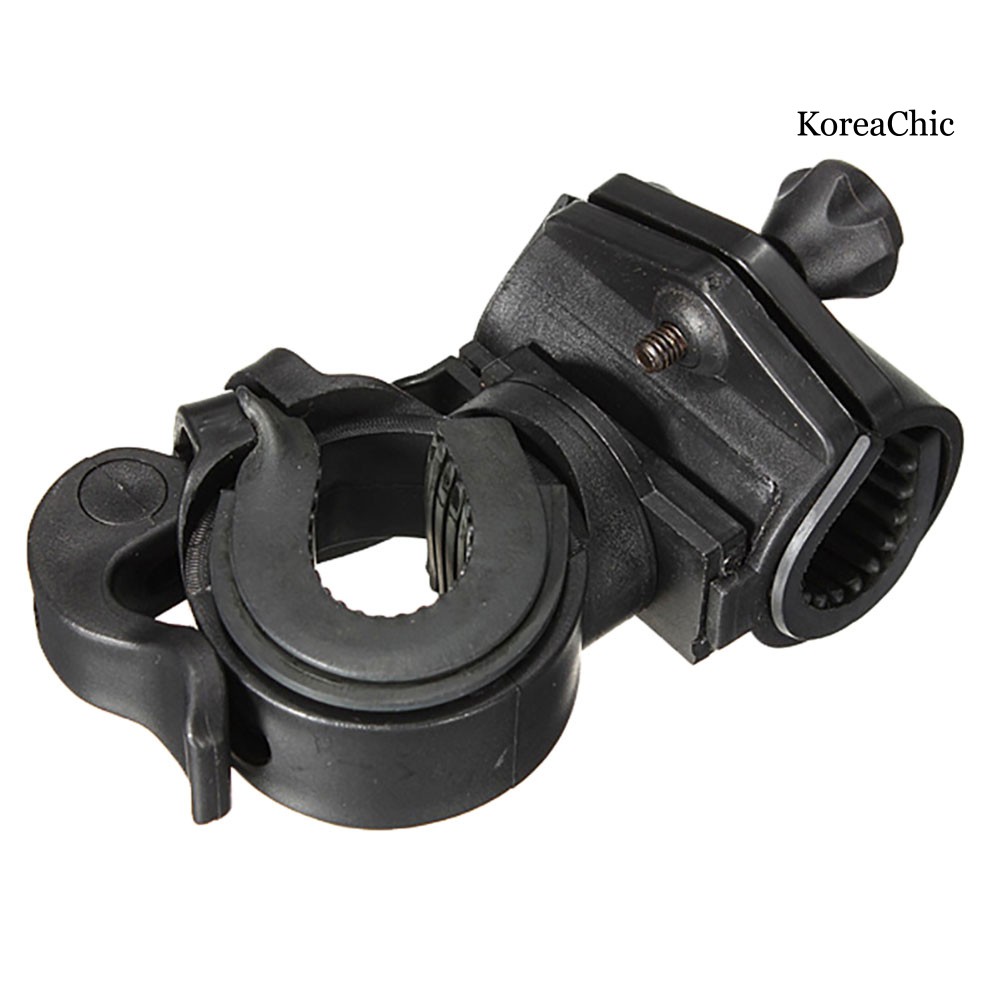 Giá đỡ đèn pin xoay 360 độ cho xe đạp