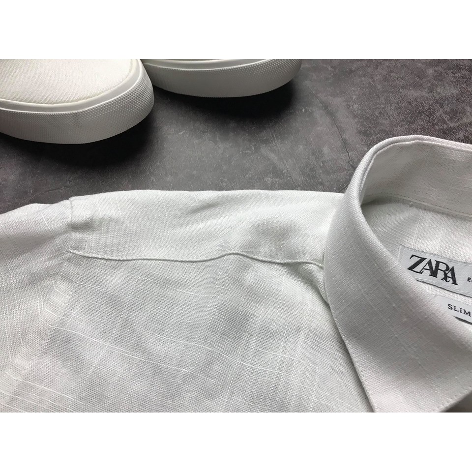 Áo Sơmi Đũi Cổ Bẻ Tay Ngắn | BigBuy360 - bigbuy360.vn