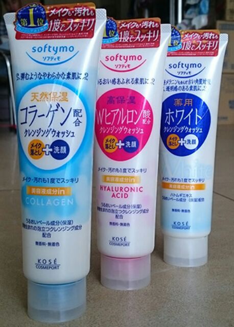 Sữa rửa mặt Kose Softymo 190g Nhật Bản