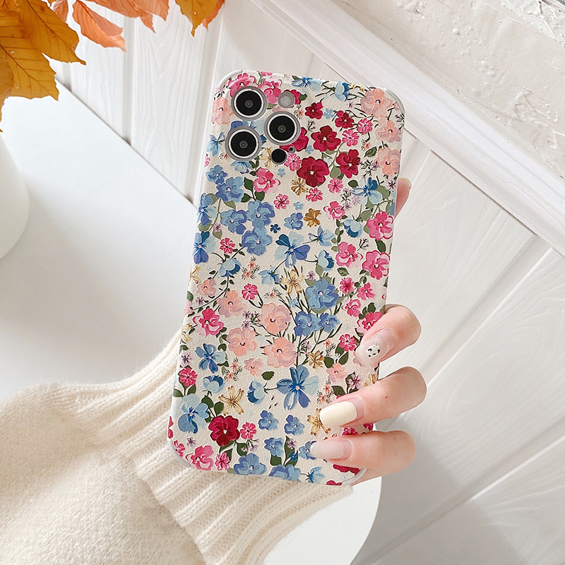 Ốp Lưng Họa Tiết Hoa Xinh Xắn Cho Iphone 12 Pro Max Mini Iphone Se2020 11pro Max Ix Xr Xs Max 7 8 Plus | BigBuy360 - bigbuy360.vn