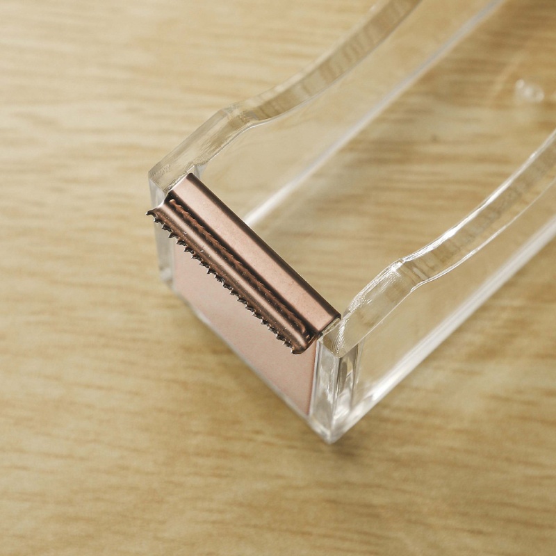 Hộp Đựng Băng Keo Siêu Dính Bằng Acrylic Tiện Dụng Cho Văn Phòng / Bàn Làm Việc Giá Đỡ