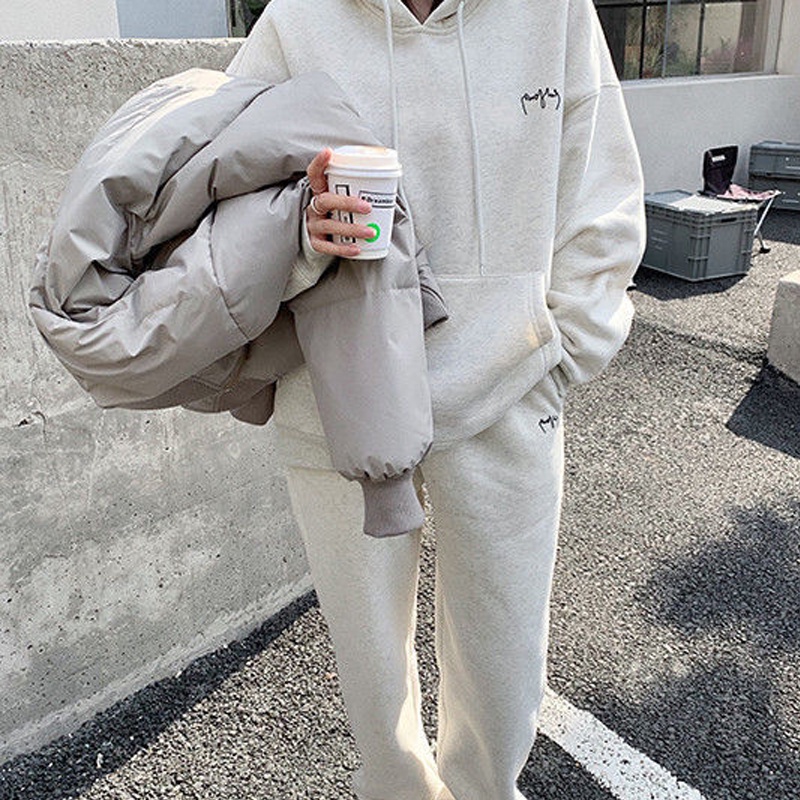 IMAODOU Sẽt Áo Hoodie Cotton Dáng Rộng   Quần Dài Phong Cách Hàn Quốc Trẻ Trung (Có Bán Lẻ) | BigBuy360 - bigbuy360.vn