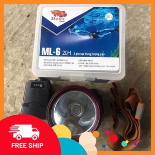 Đèn sạc đội đầu ML- 6 siêu sáng/ Thời gian thắp sáng hơn 20H