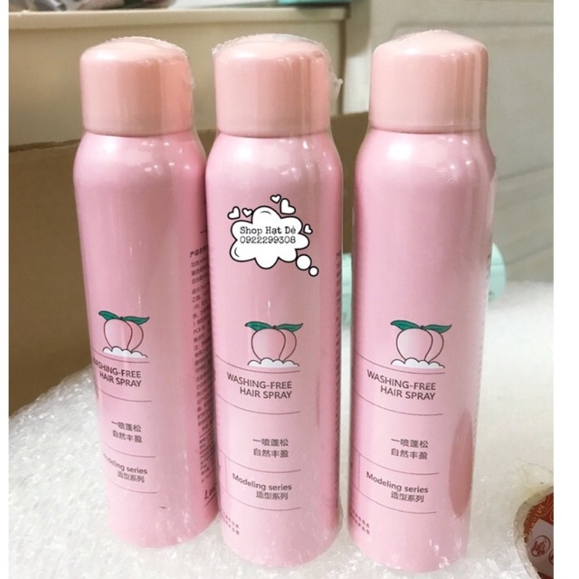 Dầu gội khô LuckyFine Hồng Đào 150ml ( Nội Địa )