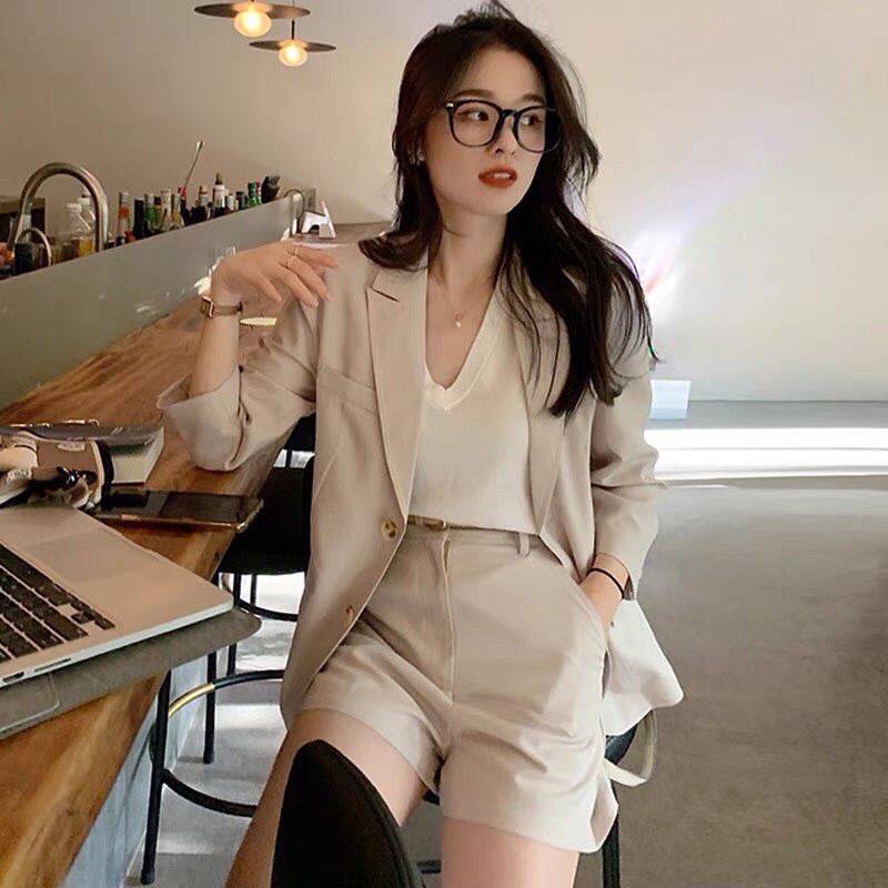 SÉT VEST KÈM QUẦN SHORT ULZZANG PHONG CÁCH HÀN QUỐC