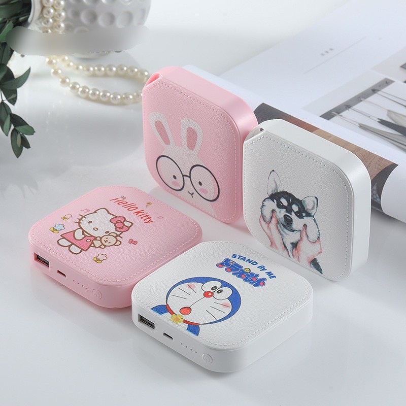 Sạc Dự Phòng Cute - Doremon - Hello Kitty