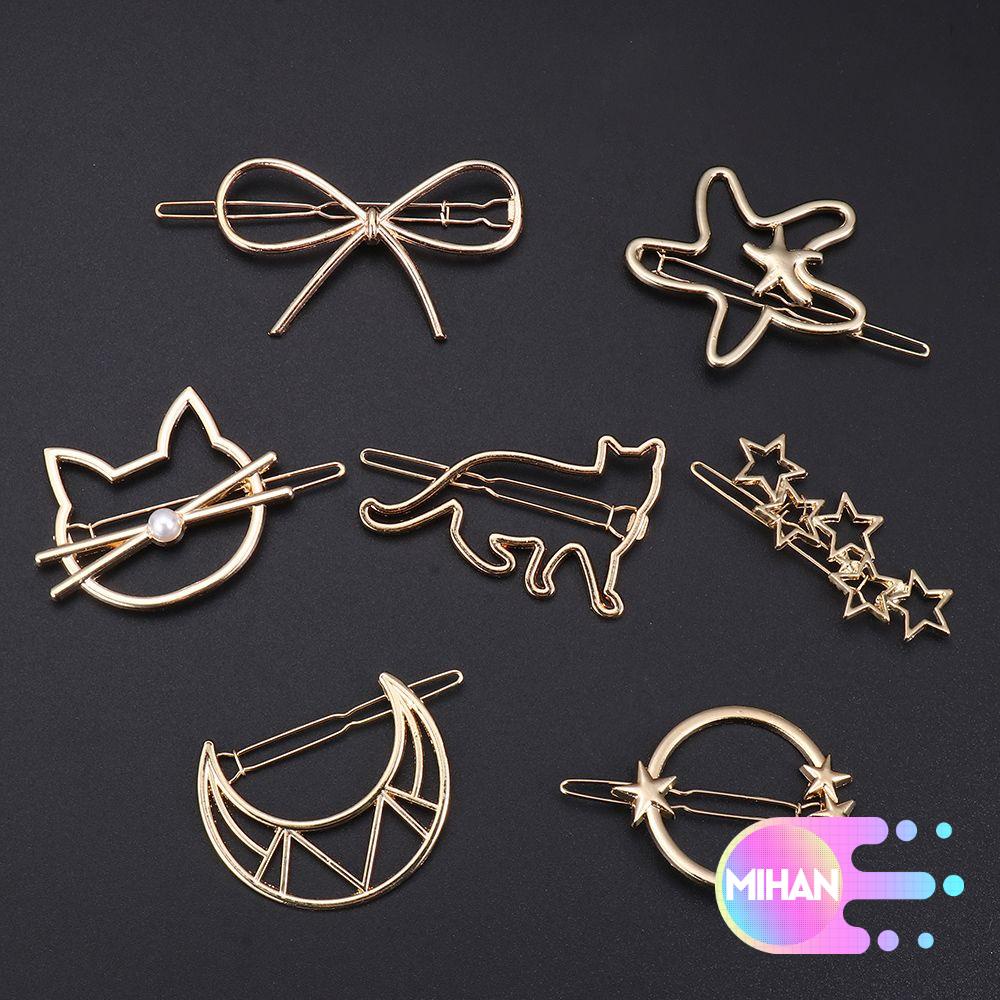 Kẹp tóc kim loại lấp lánh xinh xắn MIHAN1