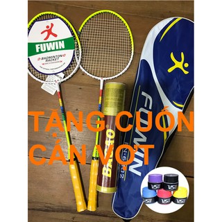 Vợt cầu lông fuwin 💢𝑭𝑹𝑬𝑬𝑺𝑯𝑰𝑷 💢 m6802 chính hãng, tặng cuốn cán