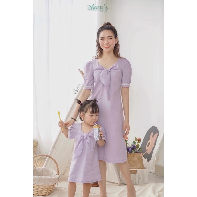 ⚡ SALE SHOCK ⚡ Đầm đôi mẹ và bé gái cao cấp by Macii's