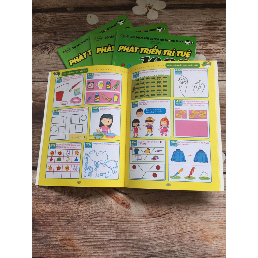 Sách - Combo 1088 Câu Đố Phát Triển Trí Tuệ từ 4 đến 5 tuổi (Trọn bộ 4 cuốn) - Tái Bản 2019 | BigBuy360 - bigbuy360.vn