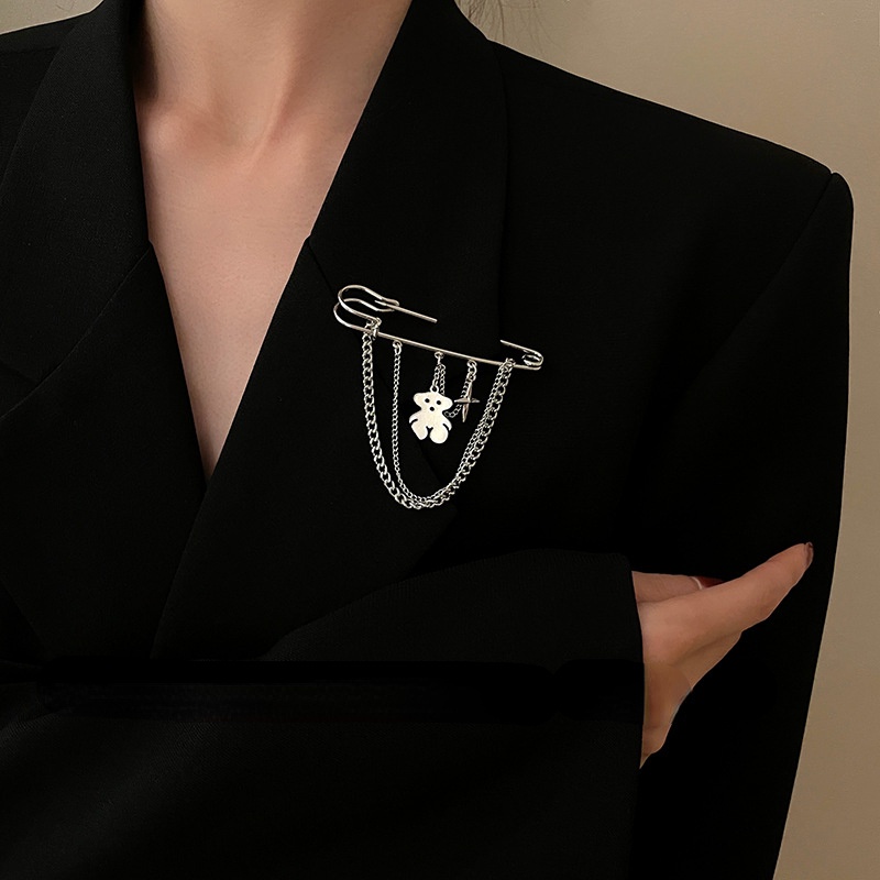 Ghim Cài Áo Hình Hoa Đính Ngọc Trai Chống Ánh Sáng Thời Trang Hàn Quốc Cho Nữ