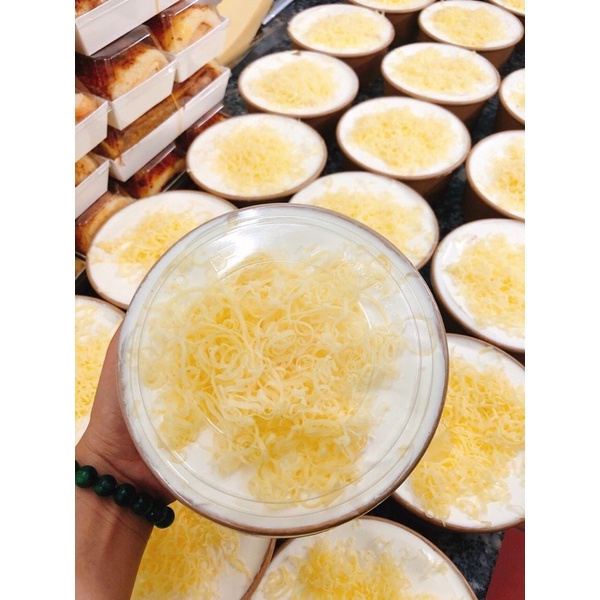 Bánh Phô Mai Tươi - Sốt Phô Mai và Phô Mai Sợi Tươi Ngon