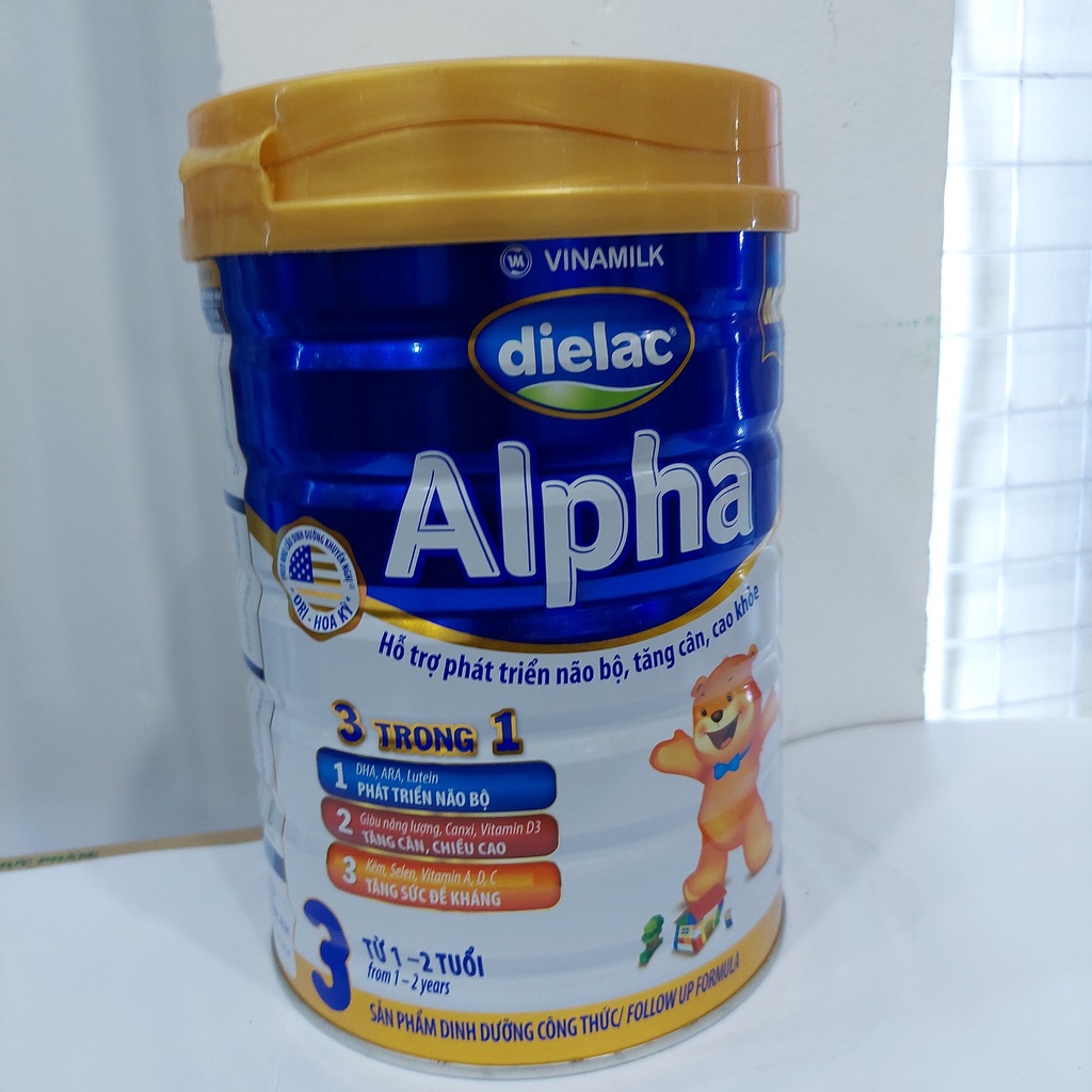 Sữa Dielac Alpha số 1 2 3 4 (900g)
