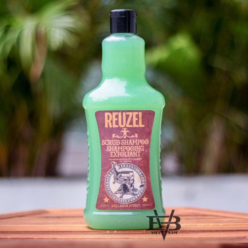 [CHÍNH HÃNG] Dầu gội tẩy rửa Pomade Reuzel Scrub Shampoo 100ml / 350ml / 1000ml – Reuzel Shampooing Exfoliant Hà Lan