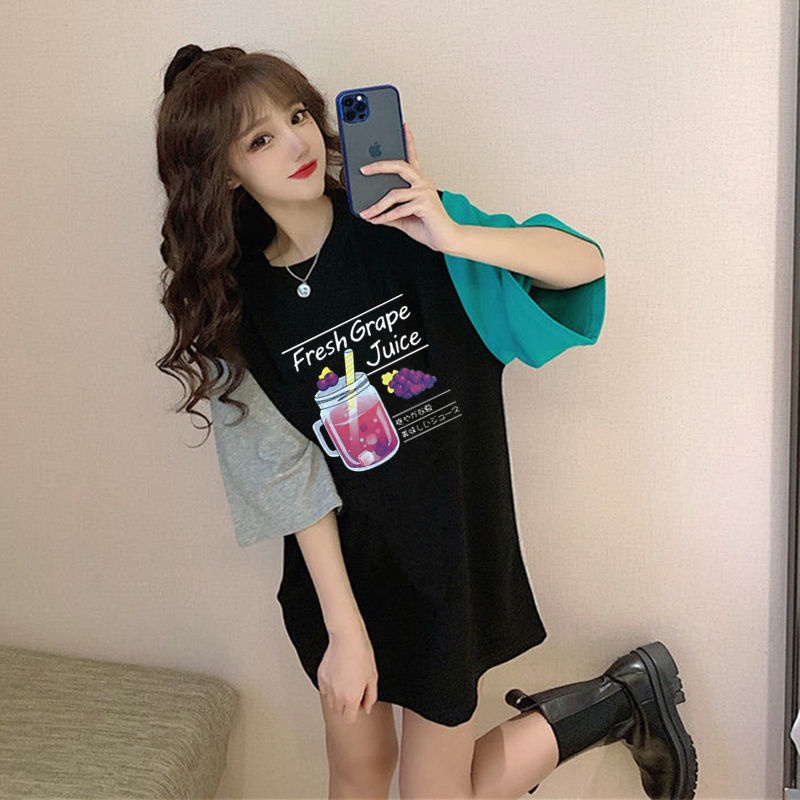 Áo Thun Tay Ngắn Dáng Rộng Phong Cách Harajuku Mới Cho Nữ Áo phông Nữ NZ-TX-196