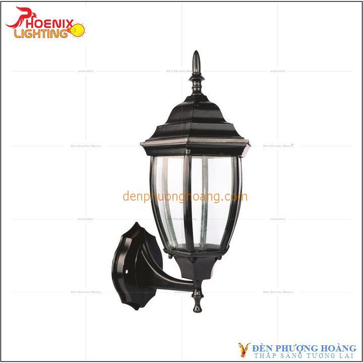 Đèn tường trang trí ngoại thất, nội thất chất liệu nhôm không gỉ sét