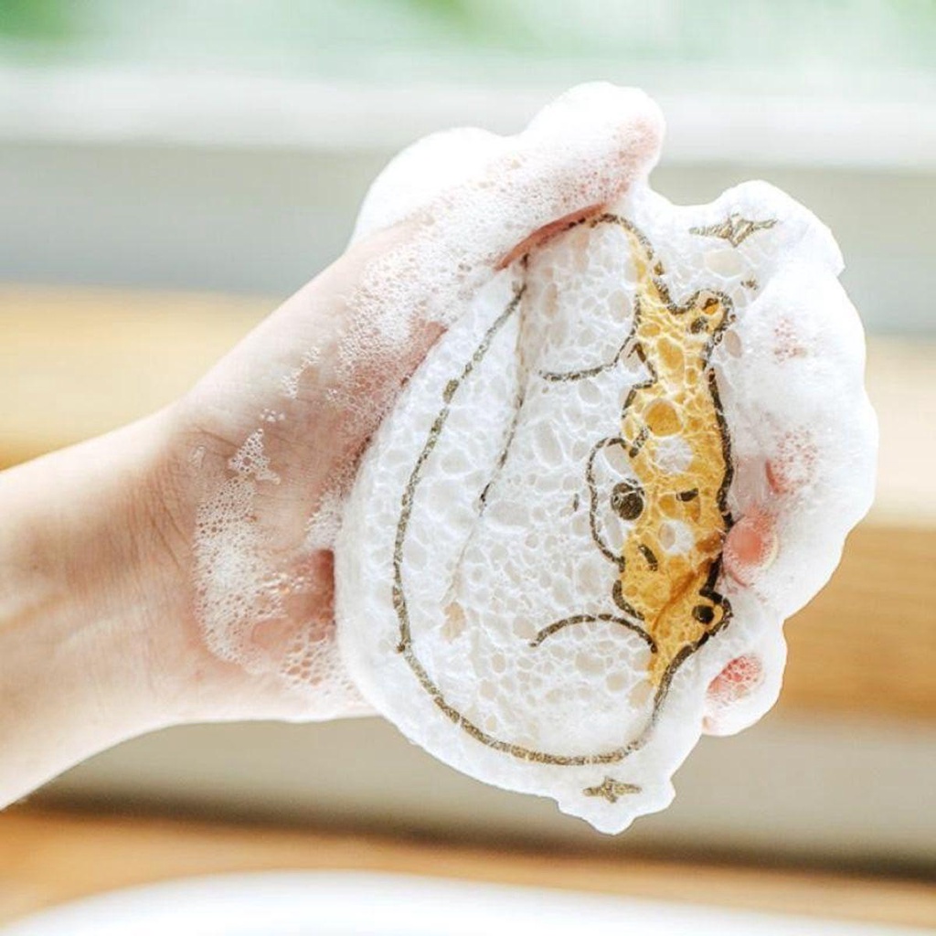 Miếng Bọt Biển Chà Rửa Nhà Bếp / Phòng Tắm Chống Trầy Xước Không Cần Khoan