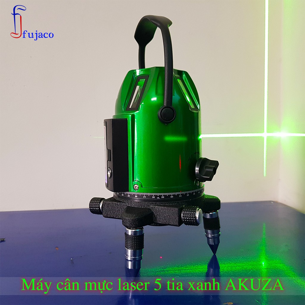 Máy Cân Mực Laser 5 tia xanh Akuza AK-686D - FUJACO