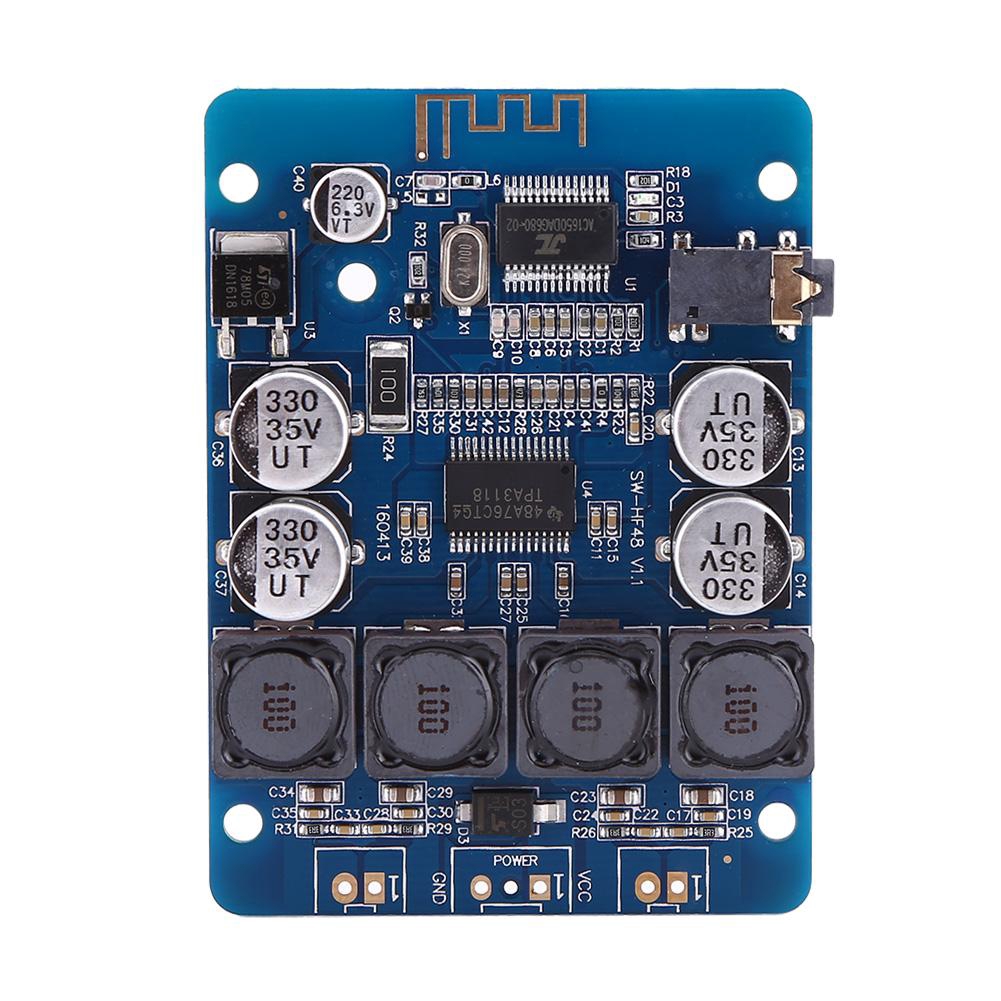 Bảng mạch khuếch đại tín hiệu bluetooth TPA3118 30W+30W 8V~26V có cổng giắc cắm 3.5mm tiện dụng