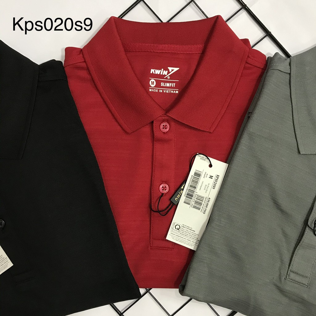 Áo Polo Nam Ngắn Tay KWIN do ARISTINO sản xuất - poly sợi rỗng siêu nhẹ mát– KPS020S9