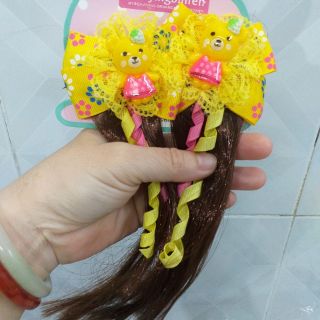 Combo 2 kẹp tóc giả thắt bím cho bé