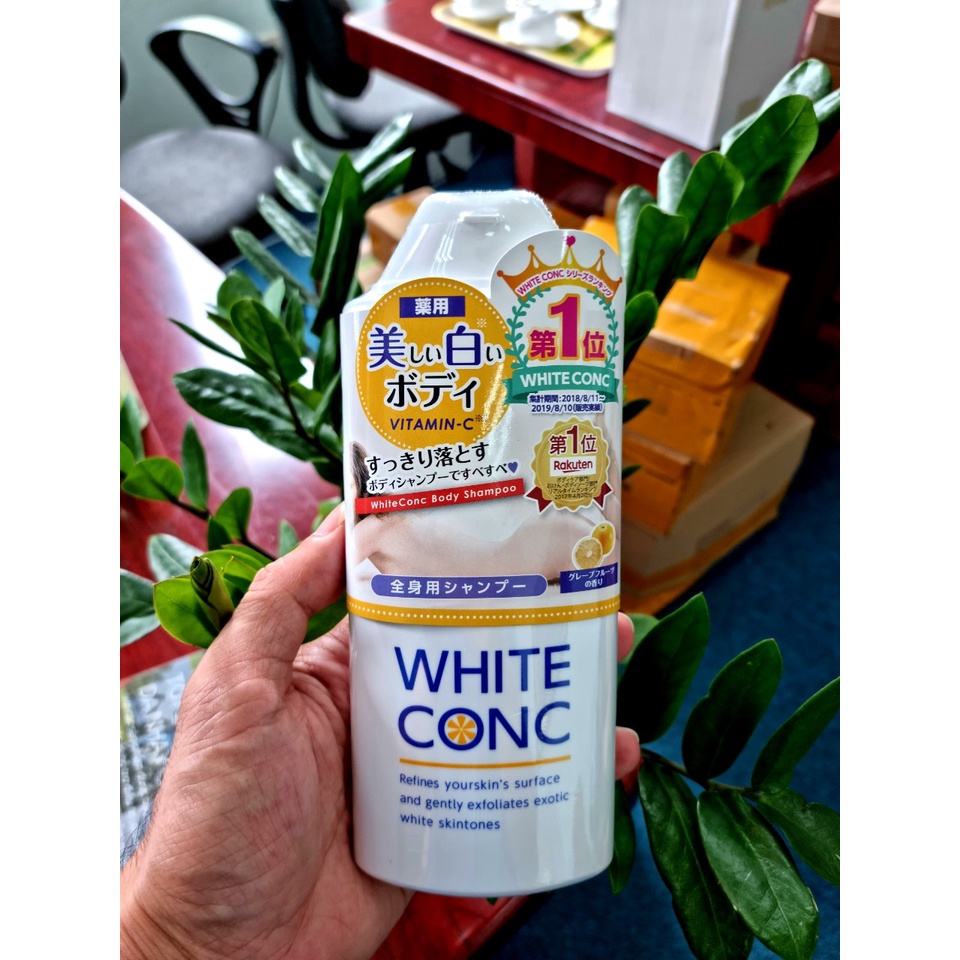 Sữa tắm trắng da White Conc 360ml - Hàng nội địa Nhật Bản