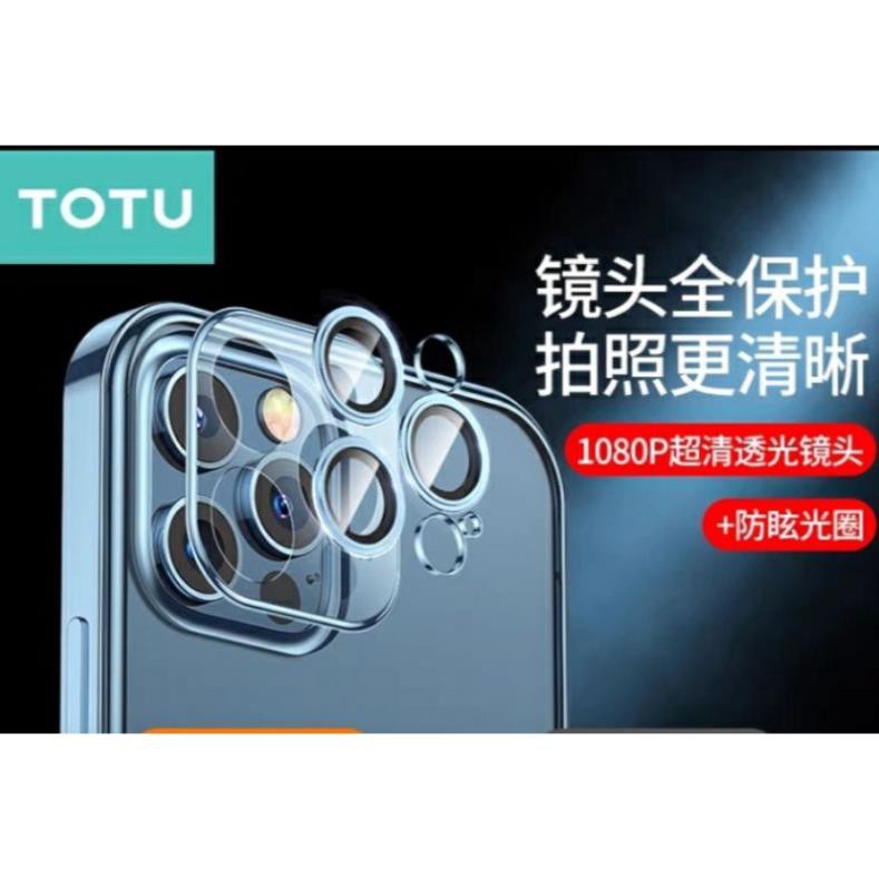 (iPhone 13) Ốp lưng Totu bảo vệ camera iPhone 13 Mini, 13, 13 Pro, 13 Pro Max lưng trong viền màu màu chính habgx