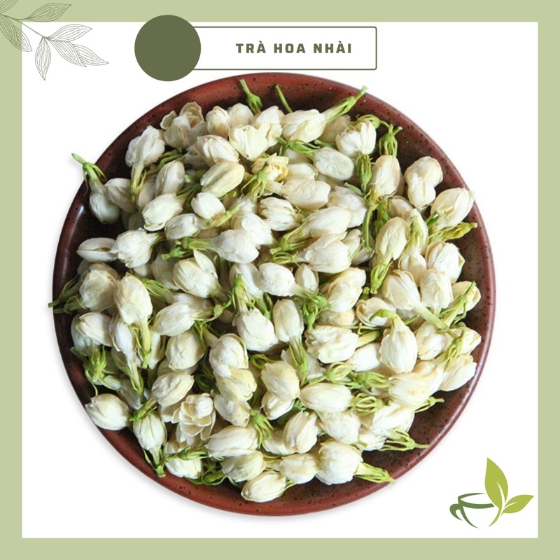 Trà Hoa Nhài ( Hoa Lài ) Sấy Khô Nguyên Nụ, Bông Trắng Đẹp, Đảm Bảo Chất Lượng