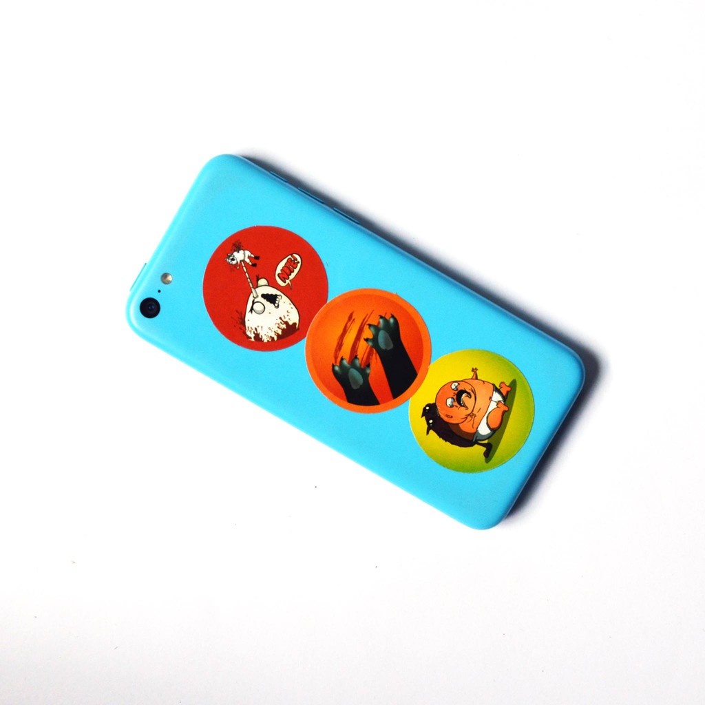 Sticker Mèo Nổ Exploding Kittens 35 Cái Dùng Dán Ốp điện thoại và hộp bút