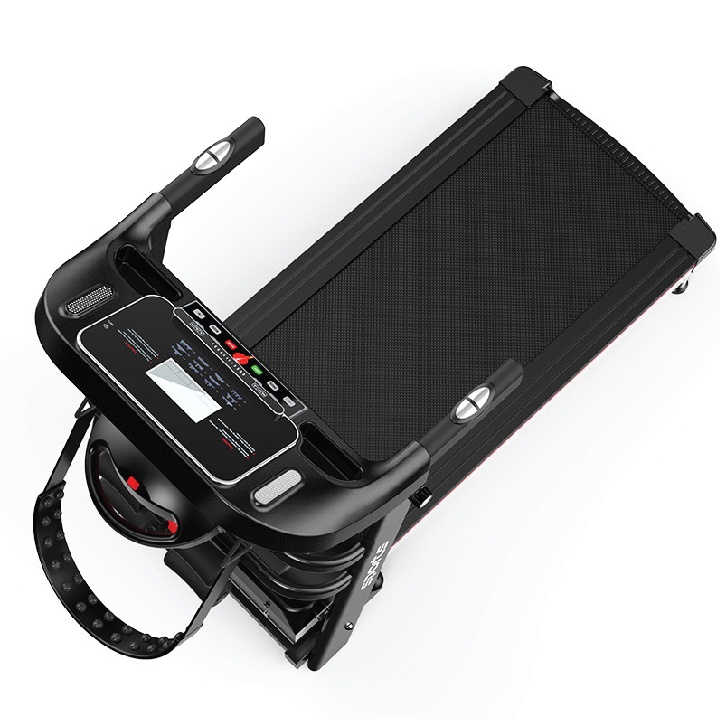 Video Thật - Máy chạy bộ điện Kore Sport 1-14km/h có máy đánh mỡ bụng tải trọng 110kg, Máy chạy bộ gia đình gấp gọn