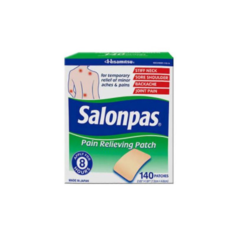 MIẾNG DÁN SALONPAS NHẬP MỸ - HỘP 140 - CÓ TÁCH LẺ