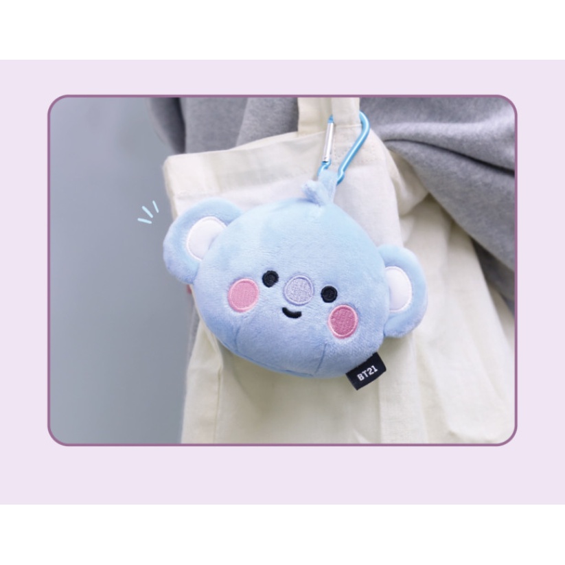 WISDOM LINE FRIENDS BT21 BABY COIN CASE TÚI ĐỰNG TIỀN XU BT21 BABY