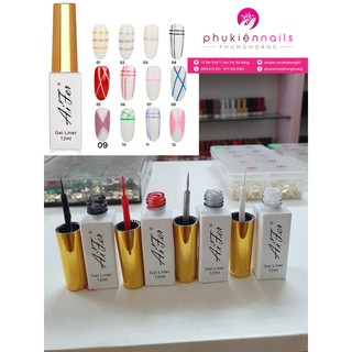 Cọ Nét Gel AiFer- Nét Mảnh  Màu Chuẩn - Lẻ 1 Màu