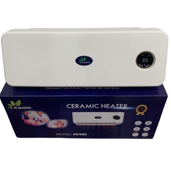 Máy sưởi gốm - Máy sưởi gốm KAIDO KD960 Điều khiển điện tử và điều khiển bằng điều khiển từ xa BH chính hãng 12 tháng