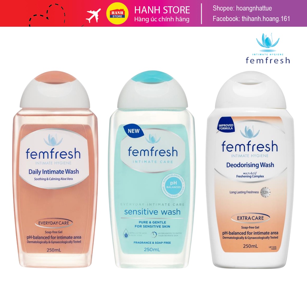 Dung Dịch Vệ Sinh Femfresh Úc - Date 2023