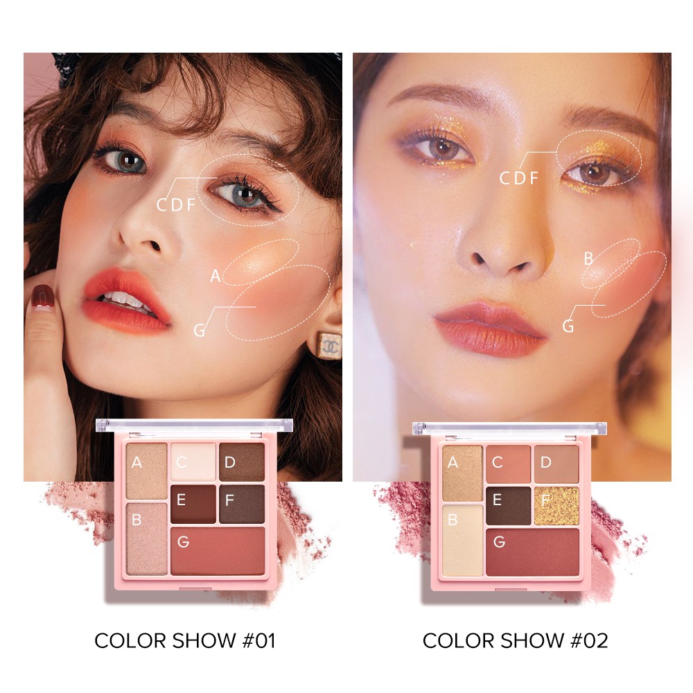 Bảng phấn mắt SACE LADY màu lì đậm thời trang 13g | BigBuy360 - bigbuy360.vn