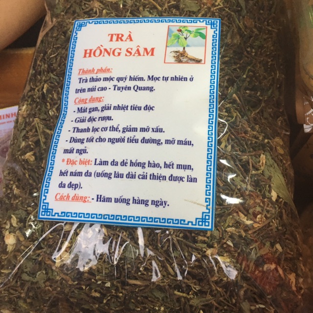 Trà hồng sâm [ Loại Thượng Hạng Cao Cấp ] Túi lớn