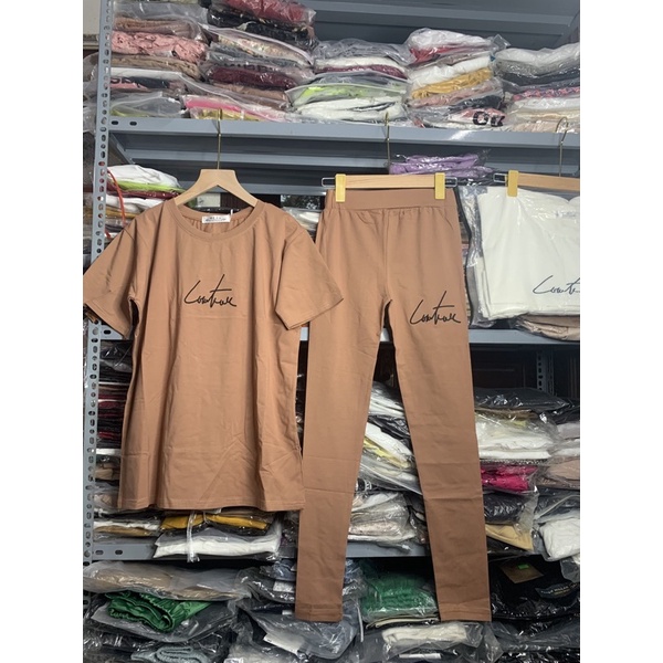 SÉT BỘ THỂ THAO CHỮ THÊU CHẤT ĐẸP MS21008