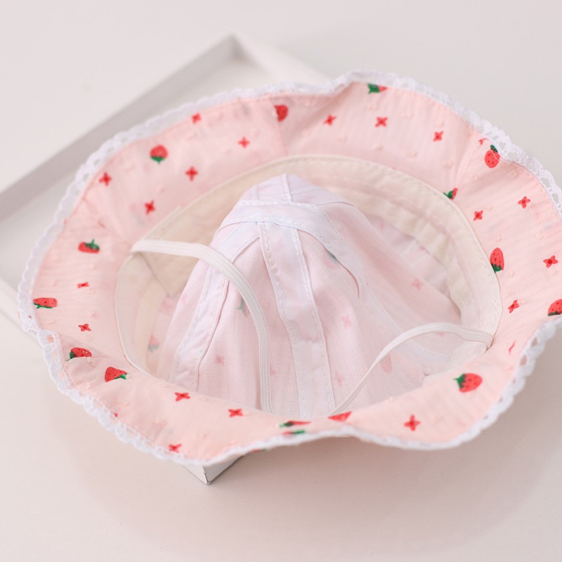 Nón tai bèo hình trái dâu xinh xắn dành cho bé