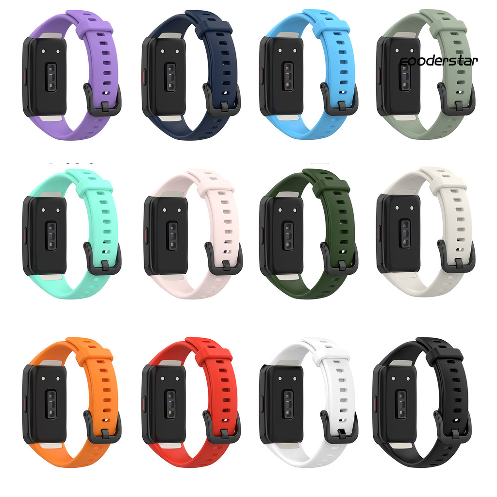 Dây Đeo Silicone Mềm Mại Chống Nước 1 Bộ Cho Đồng Hồ Thông Minh Huawei Honor Band 6