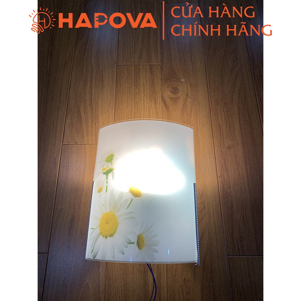 Đèn ốp tường, đèn ngủ treo tường hắt kính hoa cúc HAPOVA IRELIA 20188