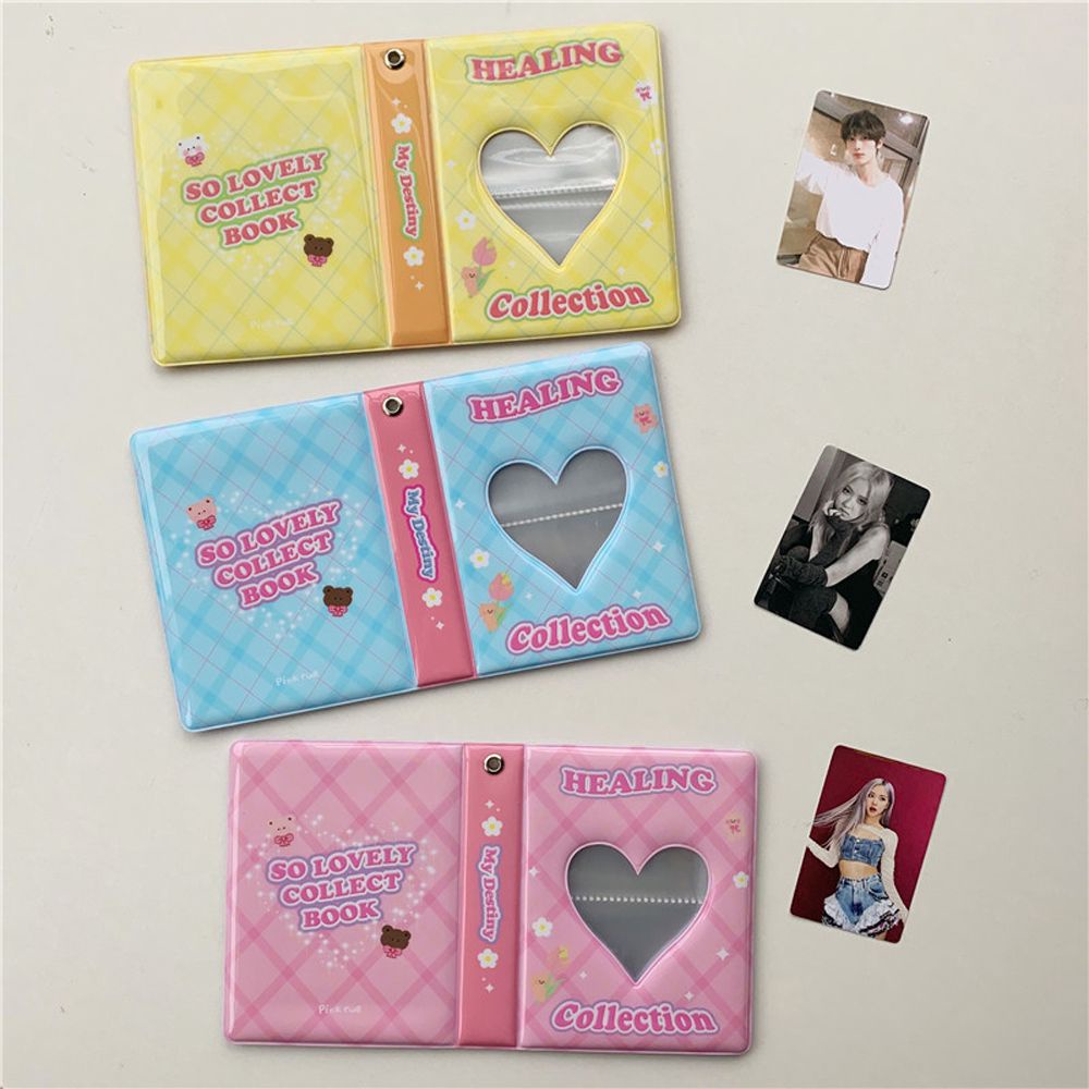 Sổ sưu tập đựng thẻ ID 3 inch hình gấu dễ thương