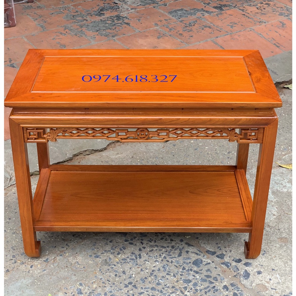 Đôn Chiện Kiểu Dài Phòng Khách Gỗ Hương