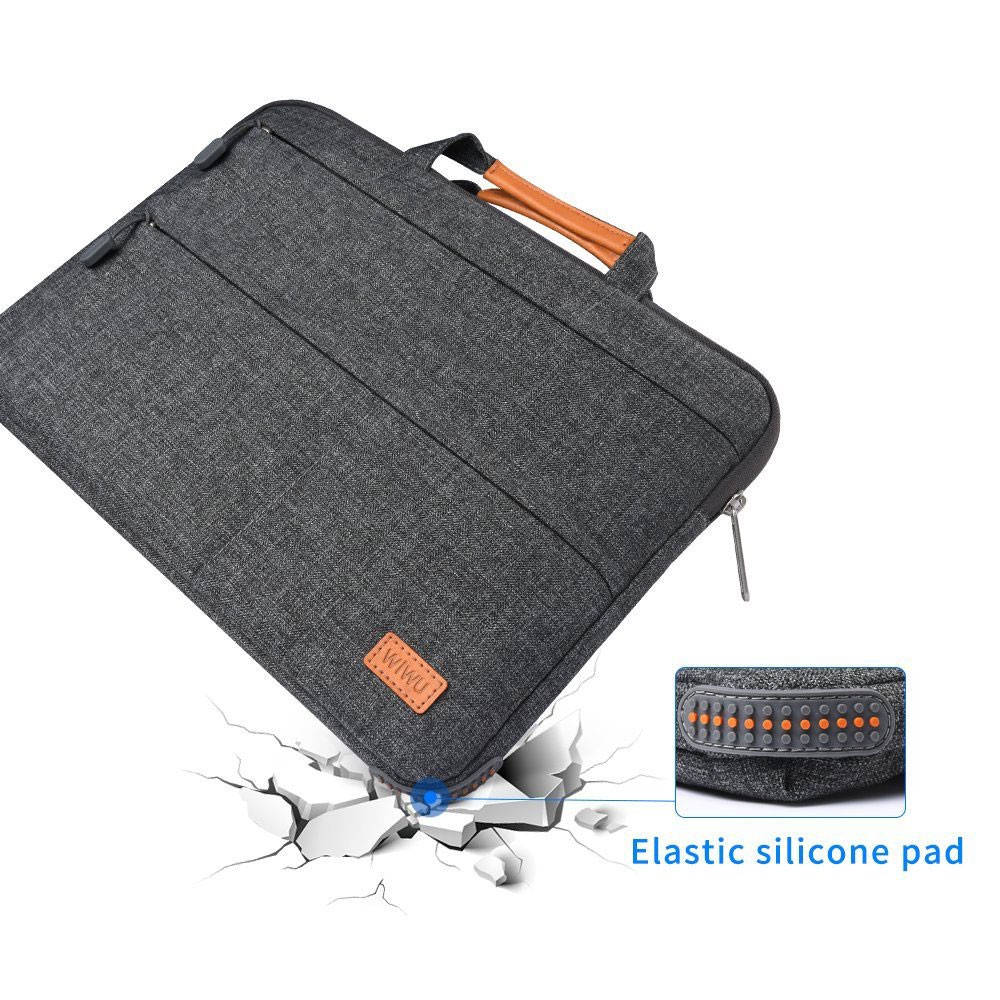 Túi chống sốc va đập cao cấp WIWU Laptop Stand Bag bảo vệ máy, tích hợp kệ máy cho Laptop, Mac-book 13.3/ 15.4 inch