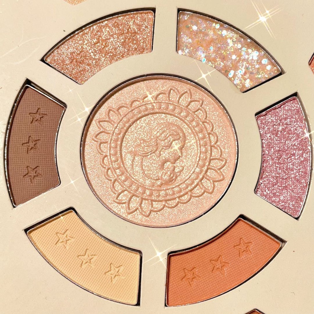 Phấn mắt kim tuyến Fuloving La plume 11 ô nội địa trung cực đẹp
