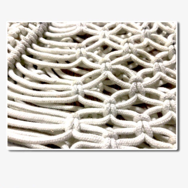 Túi lưới dây đan màu trắng