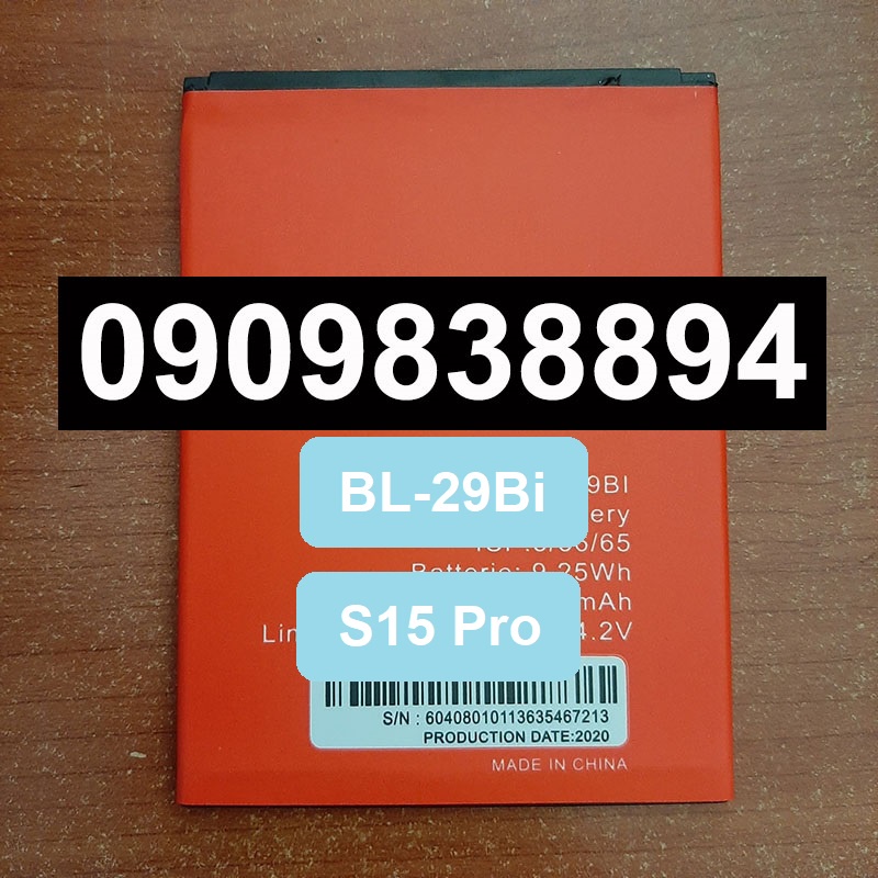 Pin Itel BL-29Bi S15 Pro  S33
