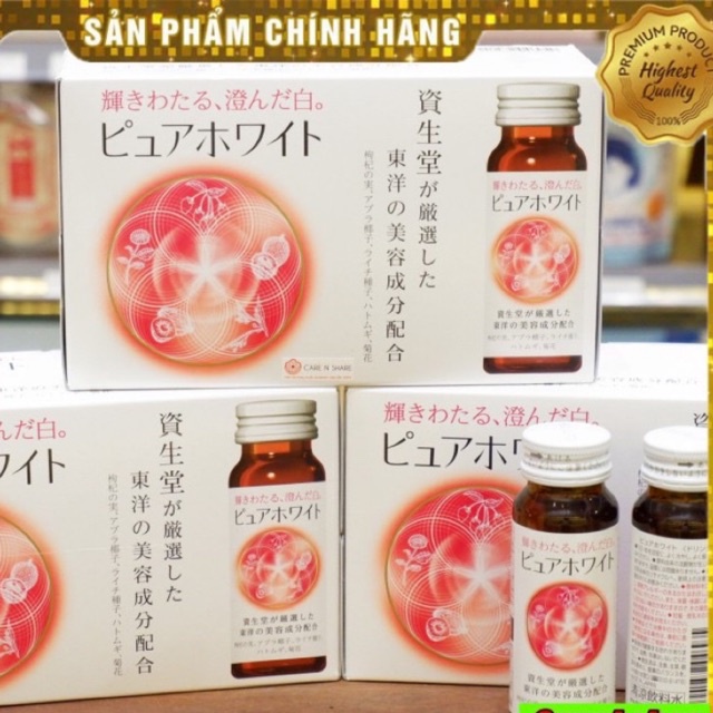 Nước uống Collagen Shiseido Pure White - Nhật Bản