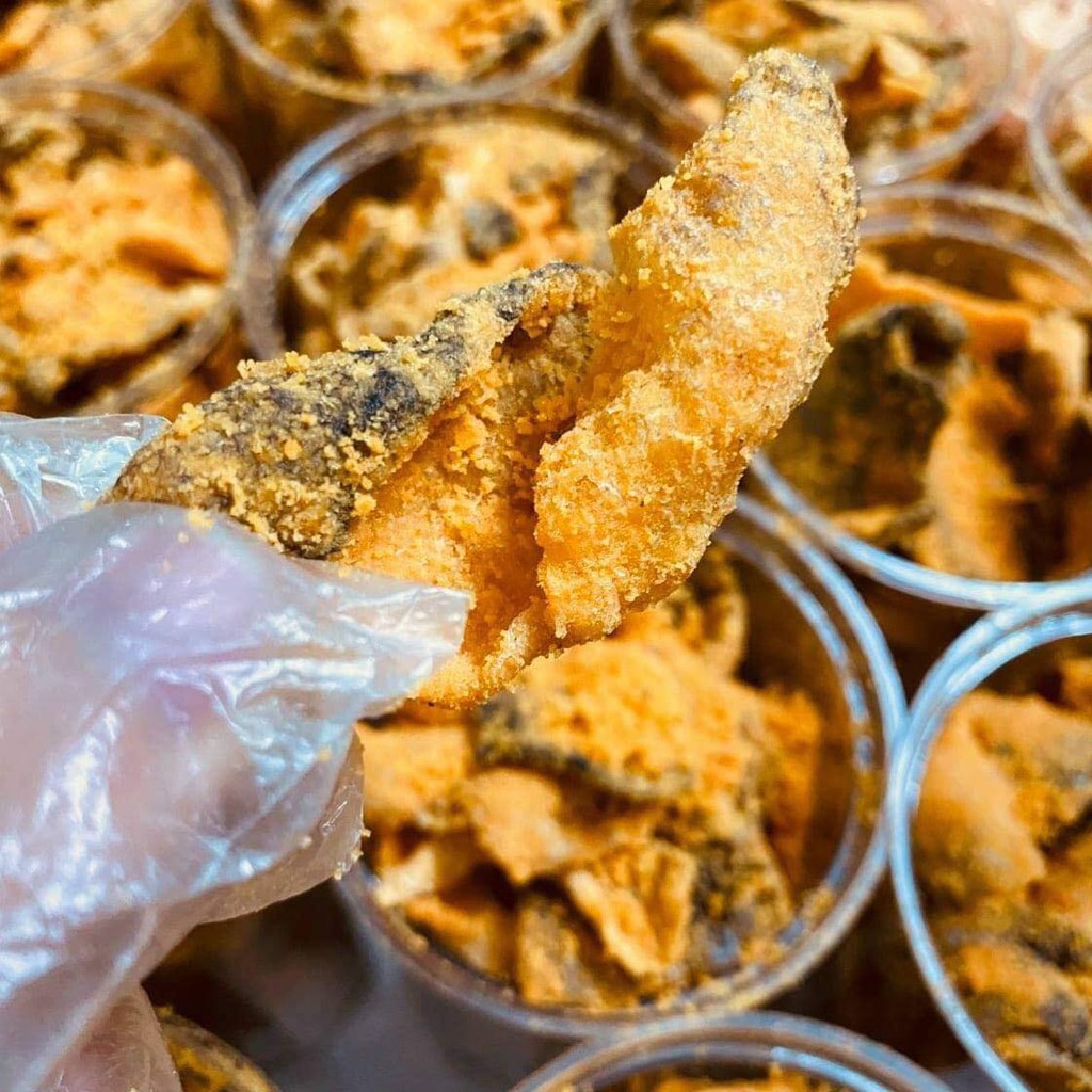 da cá trứng muối, hũ 250g - Giao Hàng Siêu Tốc, thơm ngon đậm vị đồ ăn vặt Min Min Foods - Ăn vặt thả ga | BigBuy360 - bigbuy360.vn